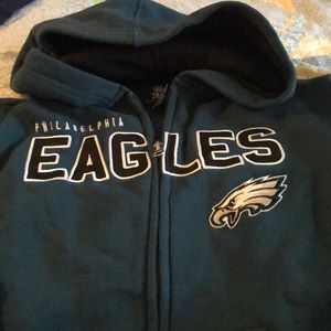 NFL Eagles little boys hoodie size 7